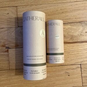 BNWT Gatherall adhesive bra (A) with cream nipple covers